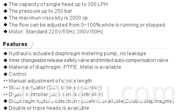 Ailipu Hydraulic metering pump